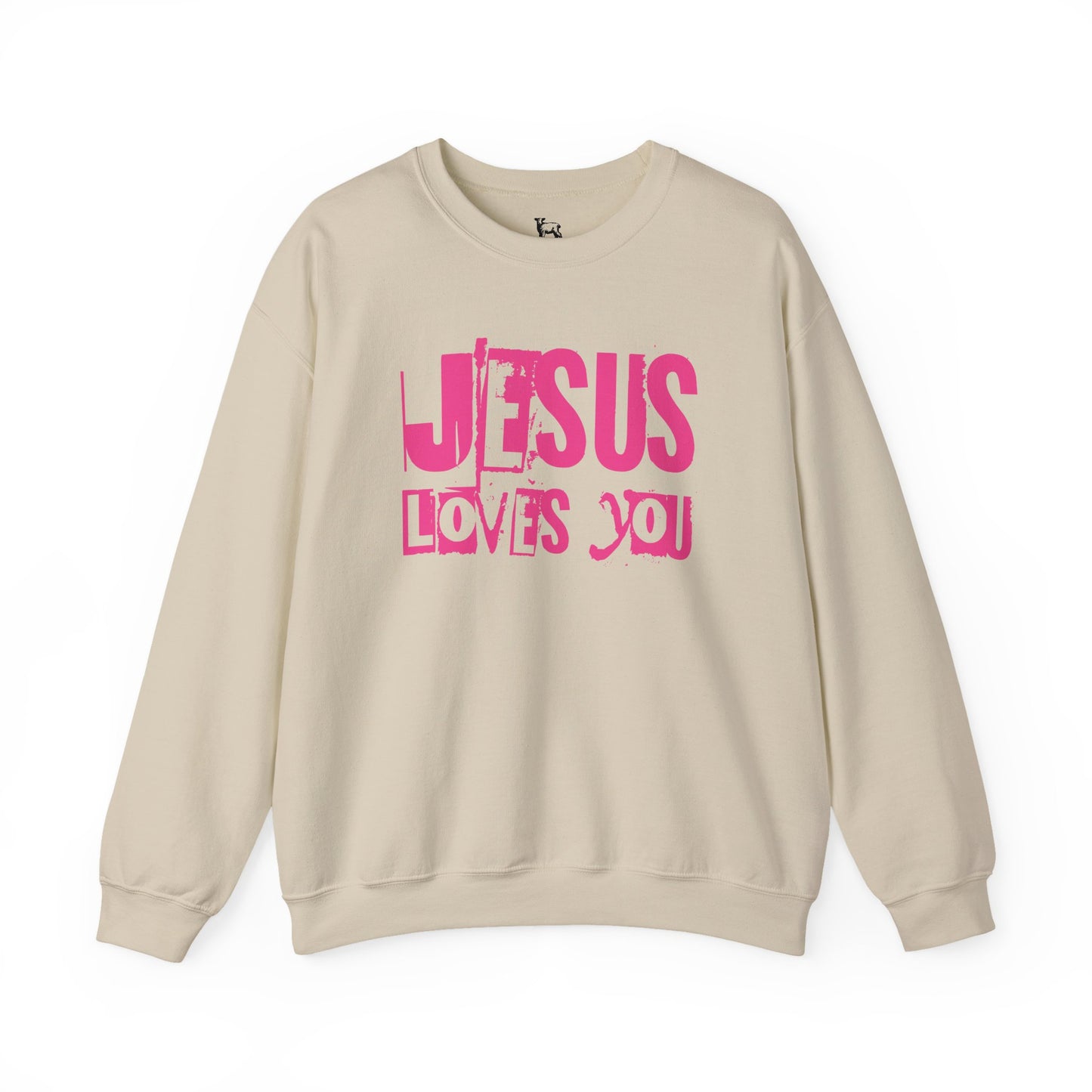 JESUS LOVES YOU (PINK LETTER) - Unisex Sweatshirt