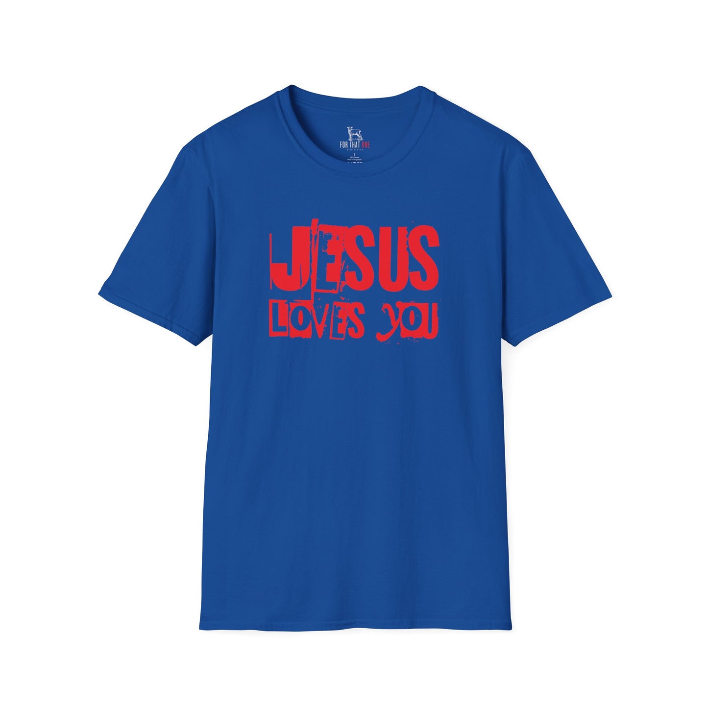 JESUS LOVES YOU (RED LETTER) - Unisex T-Shirt