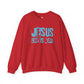 JESUS LOVES YOU (BLUE LETTER) - Unisex Sweatshirt