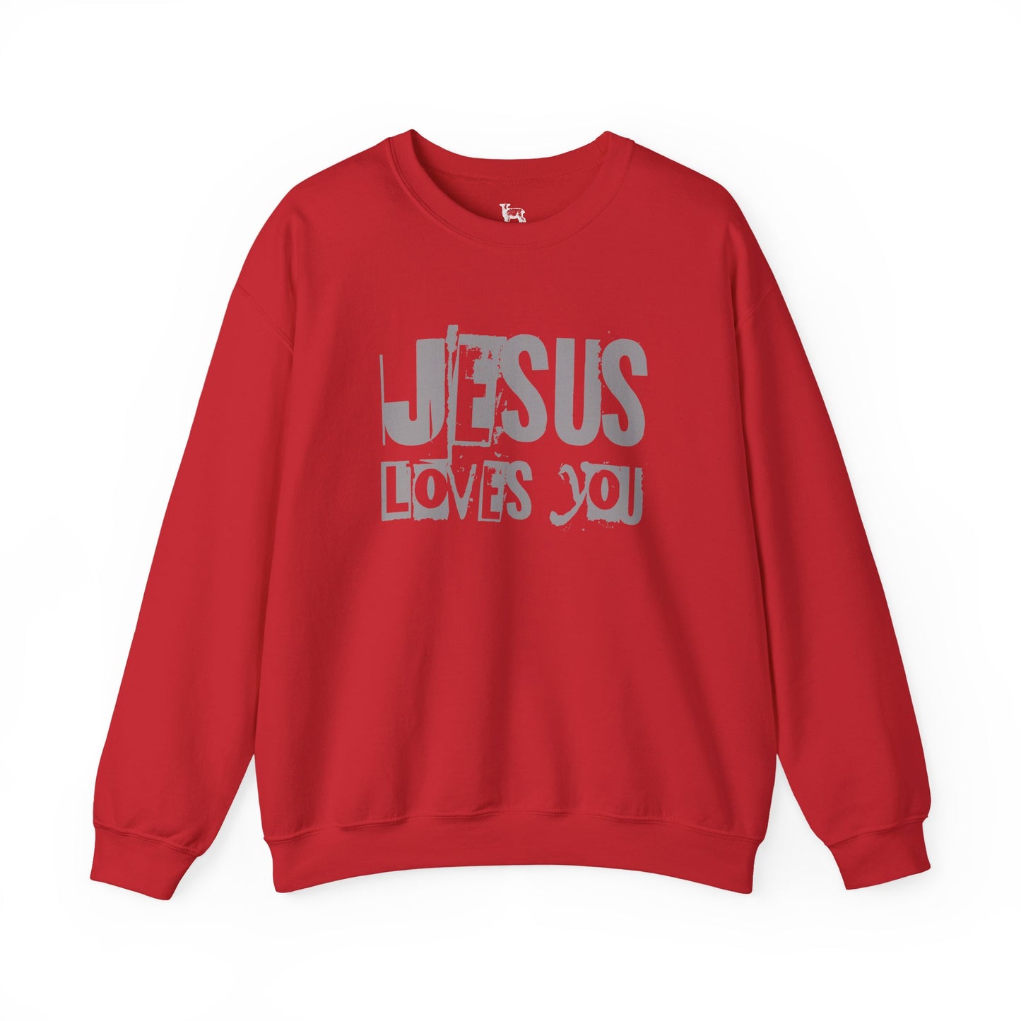 JESUS LOVES YOU (GRAY LETTER) - Unisex Sweatshirt
