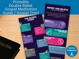 REPENT & BELIEVE - Gospel Meditation Guide / Gospel Tract